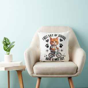 Coussin Premier Jour D'École Passez Une Bonne Journée