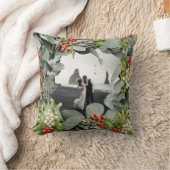 Coussin Premier Noël Marié en tant que M. & Mme Photo (Couverture)
