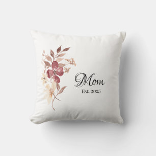 Coussin Première année de maman – Nouvelle étape de maman