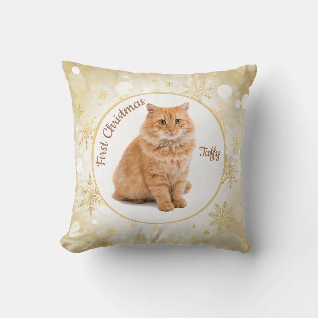 Coussin Première fête de Noël (Recto)