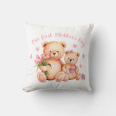 Coussin Première fête des mères (Recto)