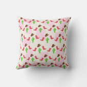 Coussin Première fille de rodéo 1er anniversaire (Verso)