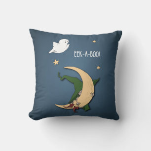 Coussin Première Halloween Baby Peek A Boo Witch with Ghos