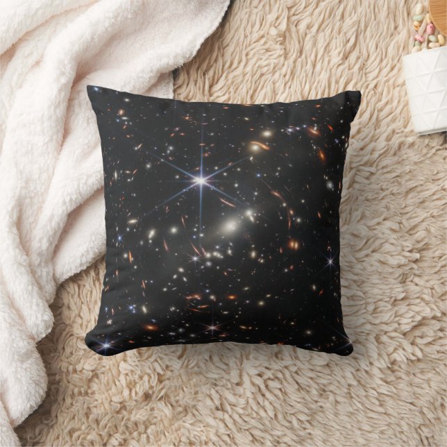 Coussin Première vue profonde de l'univers de Webb (Couverture)
