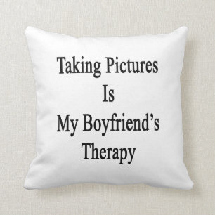 Coussin Prendre des photos est la thérapie de mon ami