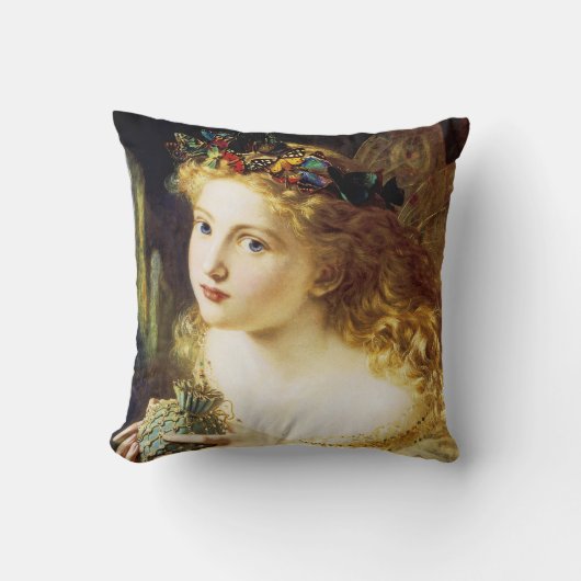 Coussin Prenez le juste visage de la femme (Recto)