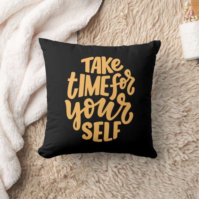 Coussin Prenez Le Temps De Vous Inspirer. (Couverture)