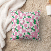 Coussin Préparation Fleur de Daisy – Monogramme Rose et Ve (Couverture)