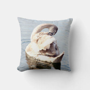 Coussin Prépare du cygnet cygne