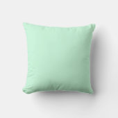 Coussin préppy couleur printemps pastel de mer vert menthe (Recto)