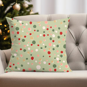 Coussin Preppy Polka Dot Noël Fun Holiday