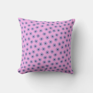 Coussin Preppy violet bleu Hippie Motif