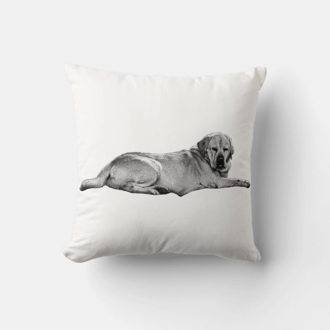 Coussin Présence monochrome (Recto)