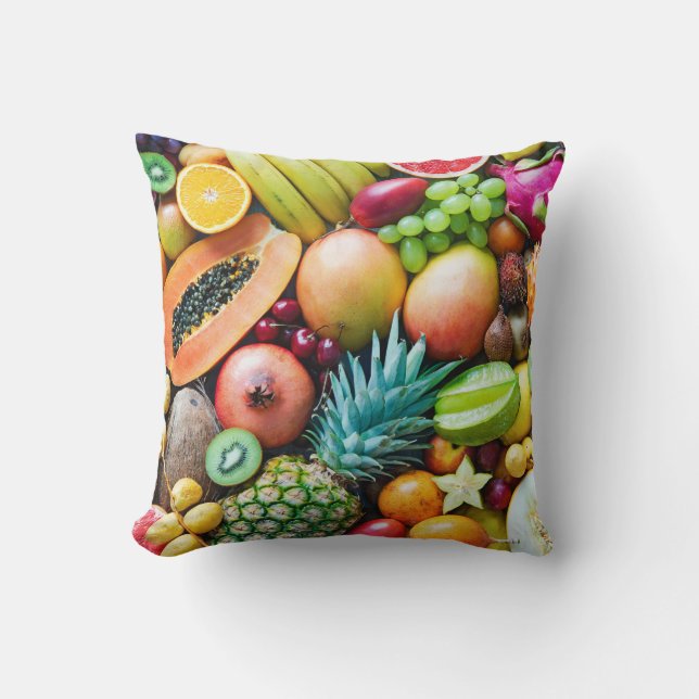 Coussin Présentation délicieuse de fruits (Recto)