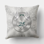 Coussin Présentation personnalisée du 25e anniversaire du  (Verso)