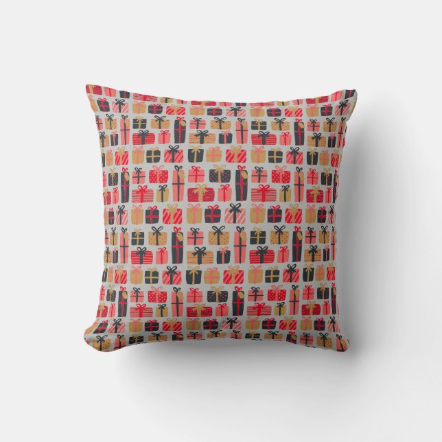 Coussin Présente le Motif réversible Retro Couch (Recto)