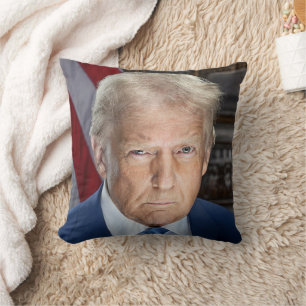 Coussin Président américain Donald Trump Photo 2025