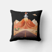Coussin Prêt à aller sur Mars (Verso)