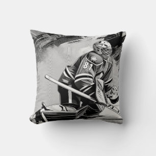 Coussin Prêt à Tout - Gardien de but de hockey sur glace