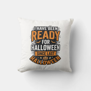 Coussin Prêt pour Halloween Vintage Chemise Épouvante Desi