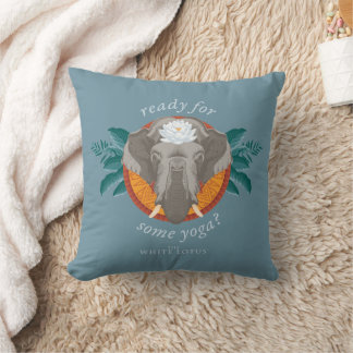 Coussin Prêt pour le Yoga ? - Le Lotus Blanc