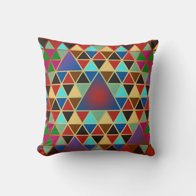 Coussin Pretty triangle pattern III + your ideas (Recto)