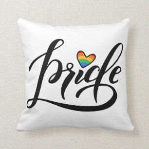 Coussin Pride Script Heart