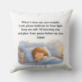Coussin Prière des enfants (Verso)