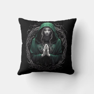 Coussin Prière et spiritualité figure dans un sweat - shir