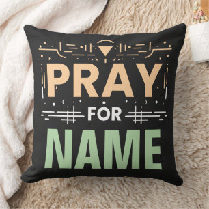 Coussin Priez pour : Ensemble pour la solidarité
