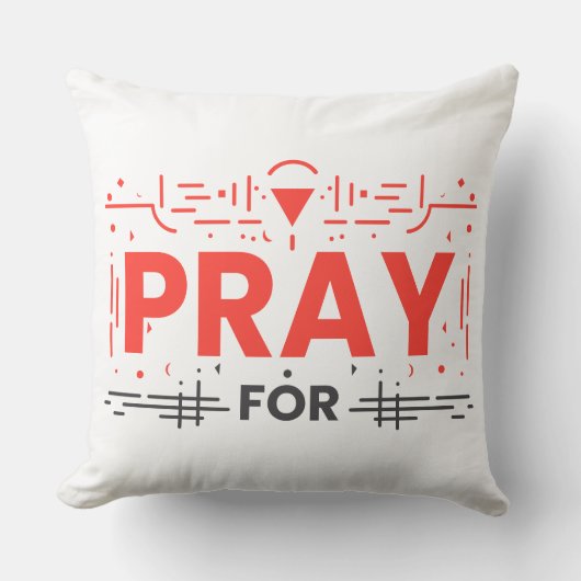 Coussin Priez Pour La Matière De Vie (Recto)