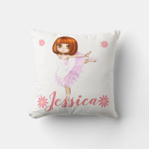 Coussin Prima Ballerina personnalisée