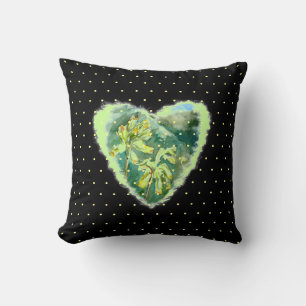Coussin Primula Heart par Alexandra Cook