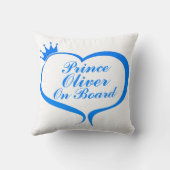 Coussin "Prince à bord" (Verso)