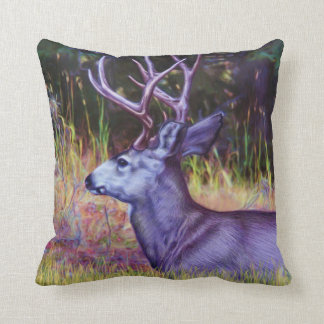 Coussin Prince de forêt, mâle de cerfs communs de mule