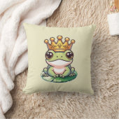 Coussin Prince Grenouille dans une chambre de nursery de c (Couverture)