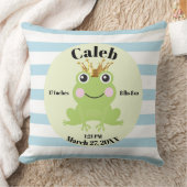 Coussin Prince grenouille de conte de fées bleu cadeau de  (Couverture)