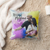 Coussin Prince Harry & Meghan Markle (Couverture)