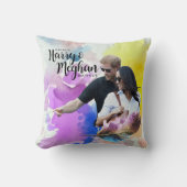 Coussin Prince Harry & Meghan Markle (Recto)