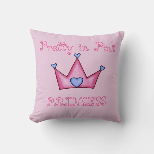 Coussin Princess Pals (collection rose) (Recto)