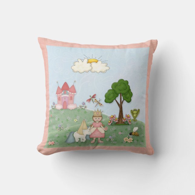 Coussin Princesse de coeur (Recto)