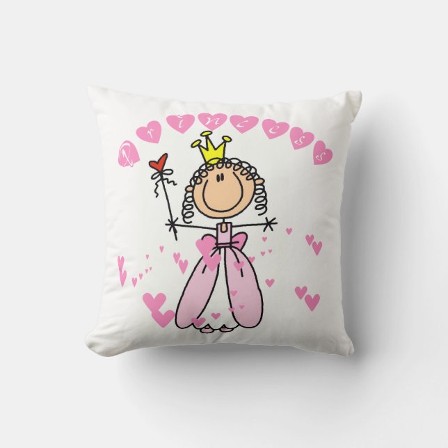 Coussin Princesse de coeurs (Recto)