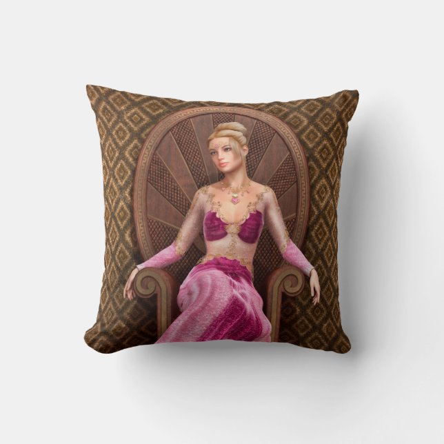 Coussin Princesse de conte de fées (Recto)