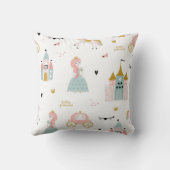 Coussin Princesse de conte de fées personnalisée (Verso)