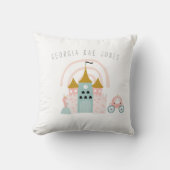 Coussin Princesse de conte de fées personnalisée (Recto)