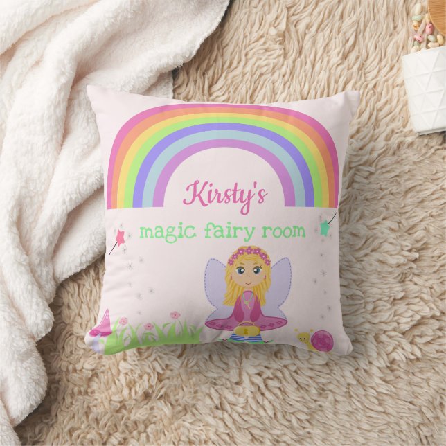 Coussin Princesse de la fée magique | Chambre pour fille p (Couverture)