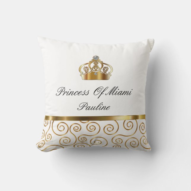 Coussin Princesse De Miami (Recto)