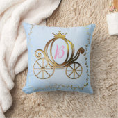 Coussin Princesse d'Or Carrosse Histoire Bleue (Couverture)