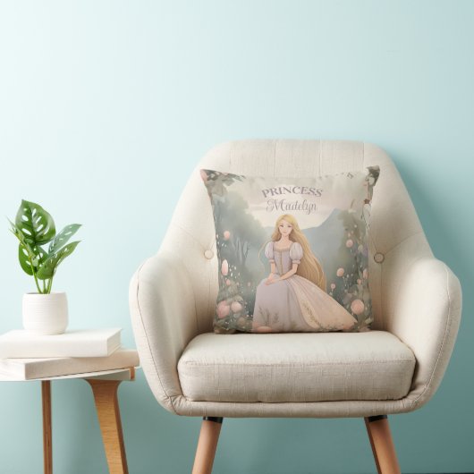 Coussin Princesse Enchantée Rapunzel (Chaise)