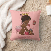 Coussin Princesse ethnique personnalisée sur téléphone Ted (Couverture)